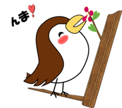 Sweet bonny sparrows;Sparo-chan sticker #10221203