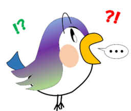 Sweet bonny sparrows;Sparo-chan sticker #10221221