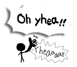 The simple and fascinating stickers sticker #10221323