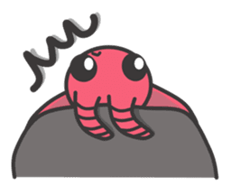 Anomalocaris with Extinct animals sticker #10221435