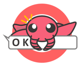 Anomalocaris with Extinct animals sticker #10221436