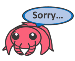 Anomalocaris with Extinct animals sticker #10221439