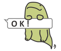 Anomalocaris with Extinct animals sticker #10221444