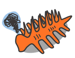 Anomalocaris with Extinct animals sticker #10221455