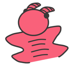 Anomalocaris with Extinct animals sticker #10221463