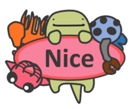 Anomalocaris with Extinct animals sticker #10221465