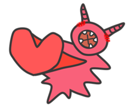Anomalocaris with Extinct animals sticker #10221467