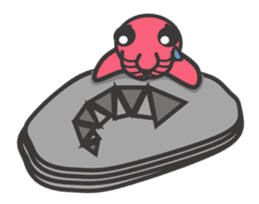 Anomalocaris with Extinct animals sticker #10221469