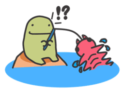 Anomalocaris with Extinct animals sticker #10221470