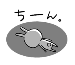 The Cute Bear & Rabbit sticker #10222342