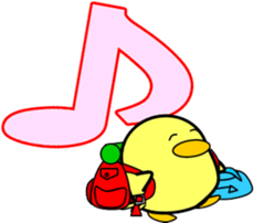 A small bird of a small island-2 sticker #10222369