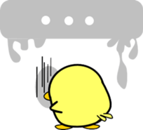 A small bird of a small island-2 sticker #10222379