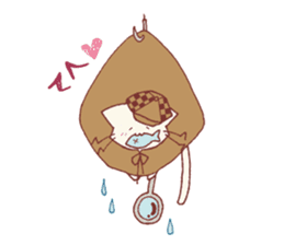 The detective cat sticker #10222446