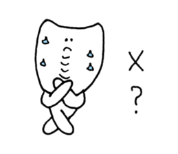 Increase chin only the number of trouble sticker #10222976