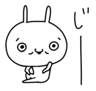 KAOMOJI Rabbit sticker #10223073