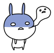 KAOMOJI Rabbit sticker #10223077