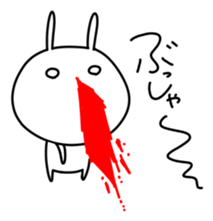 KAOMOJI Rabbit sticker #10223080