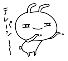 KAOMOJI Rabbit sticker #10223084