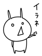 KAOMOJI Rabbit sticker #10223088