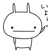 KAOMOJI Rabbit sticker #10223090