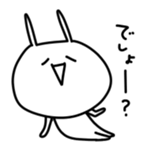 KAOMOJI Rabbit sticker #10223101