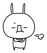 KAOMOJI Rabbit sticker #10223104