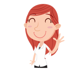 amy at work sticker #10223473