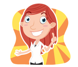 amy at work sticker #10223478