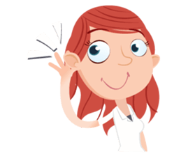 amy at work sticker #10223481