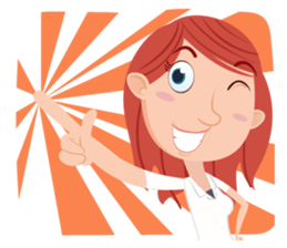 amy at work sticker #10223485