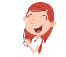 amy at work sticker #10223488