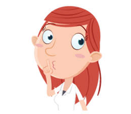 amy at work sticker #10223494