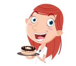 amy at work sticker #10223495