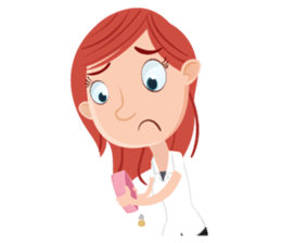 amy at work sticker #10223496