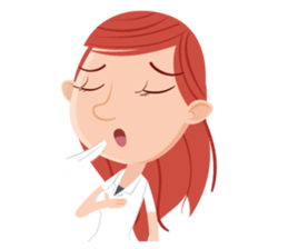 amy at work sticker #10223504