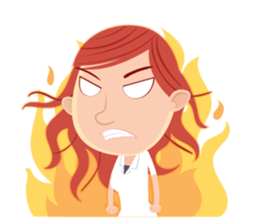 amy at work sticker #10223505