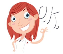 amy at work sticker #10223509