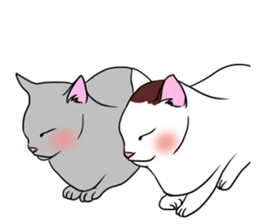 Lazy cat sticker 2 sticker #10223624