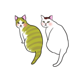 Lazy cat sticker 2 sticker #10223626