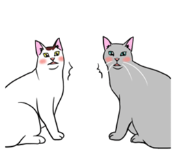 Lazy cat sticker 2 sticker #10223629