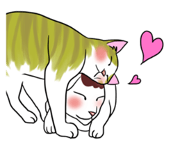 Lazy cat sticker 2 sticker #10223631