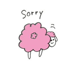 Sheep's name is A-Chan sticker #10224001