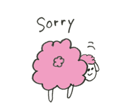 Sheep's name is A-Chan sticker #10224001