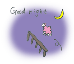 Sheep's name is A-Chan sticker #10224008