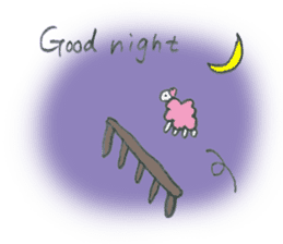 Sheep's name is A-Chan sticker #10224008