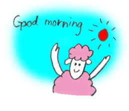 Sheep's name is A-Chan sticker #10224016