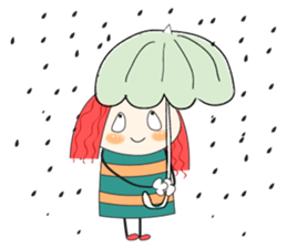 Fun girl sticker #10224159