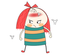 Fun girl sticker #10224164