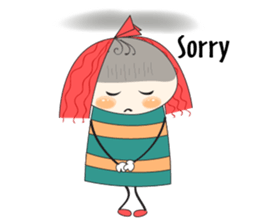 Fun girl sticker #10224167