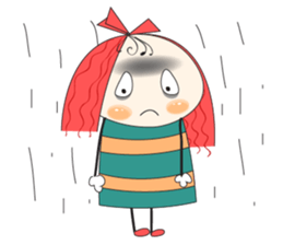 Fun girl sticker #10224169